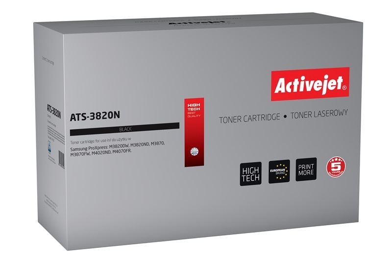 Activejet ATS-3820N Cartuccia Toner Compatibile Nero - Sostituto Samsung MLT-D203E, 10.000 Pagine