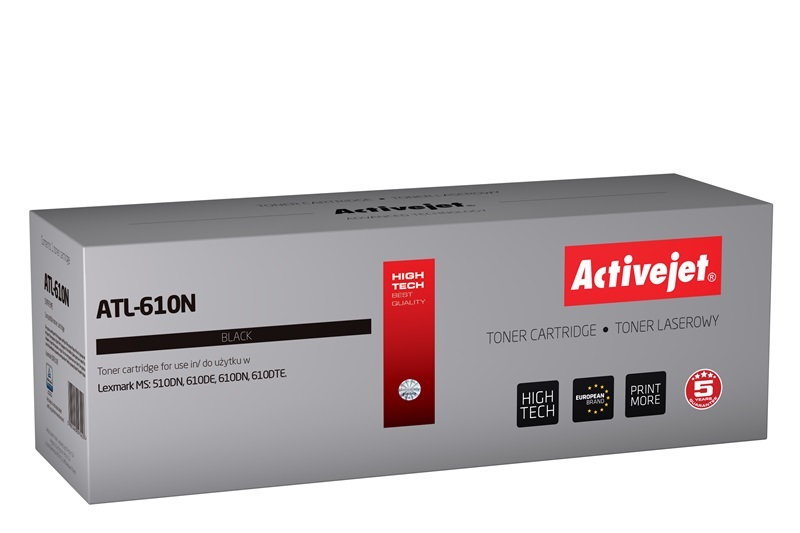 Activejet ATL-610N Cartuccia Toner Compatibile Nero per Lexmark - 20.000 Pagine - 1 Pz