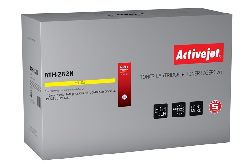 Activejet ATH-262N Toner Giallo per Stampanti HP - 11000 Pagine, 1 Pz