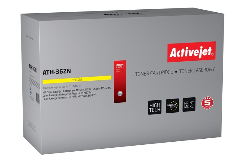 Activejet ATH-362N Cartuccia Toner Compatibile Giallo - 5000 Pagine