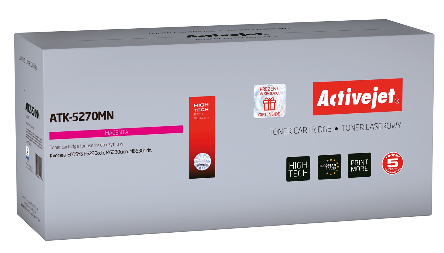 Activejet ATK-5270MN Cartuccia Toner Compatibile Magenta - 6000 Pagine, 1 Pezzo