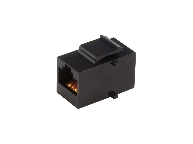 ALANTEC WTM10 Keystone RJ45-RJ45 Cat.5 Presa-Presa Non Schermata UTP - Nero, 100 pz