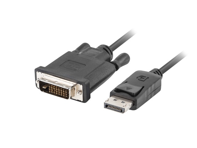 LANBERG Cavo DisplayPort a DVI-D M/M 1m Nero Dual Link