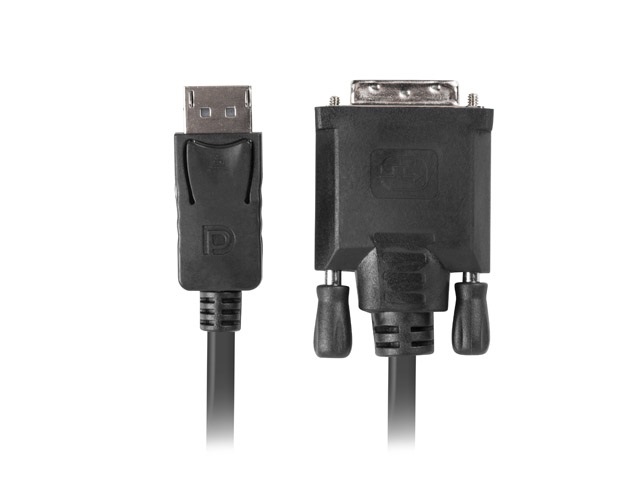 LANBERG Cavo DisplayPort a DVI-D M/M 1m Nero Dual Link