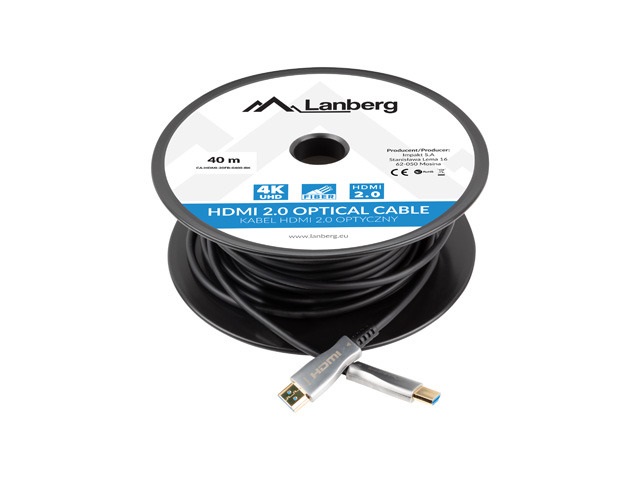 Lanberg Cavo HDMI M/M 40 m v2.0 4K Alta Velocità con Ethernet