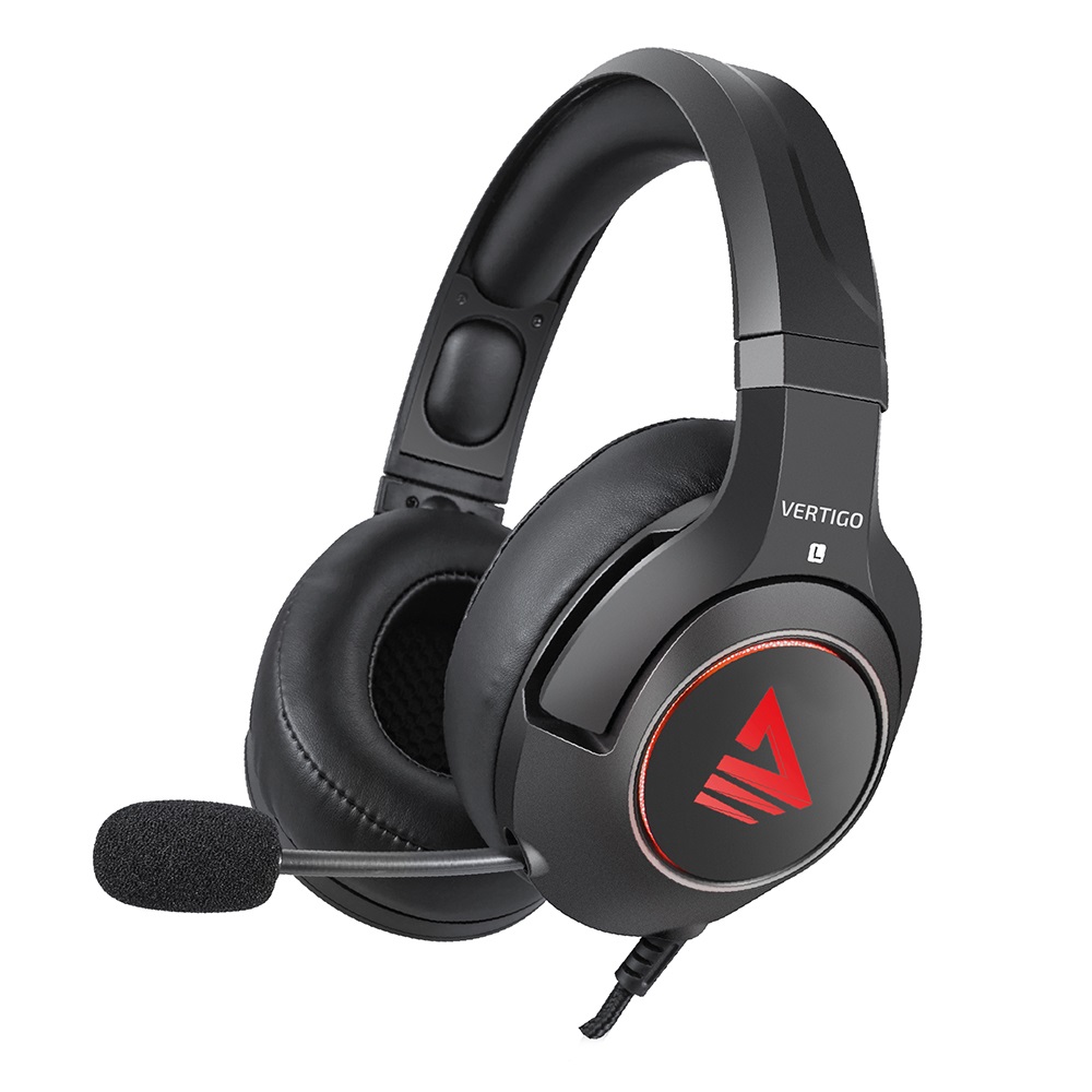 SAVIO VERTIGO Cuffie Gaming Wired 7.1 Surround Nero con Microfono