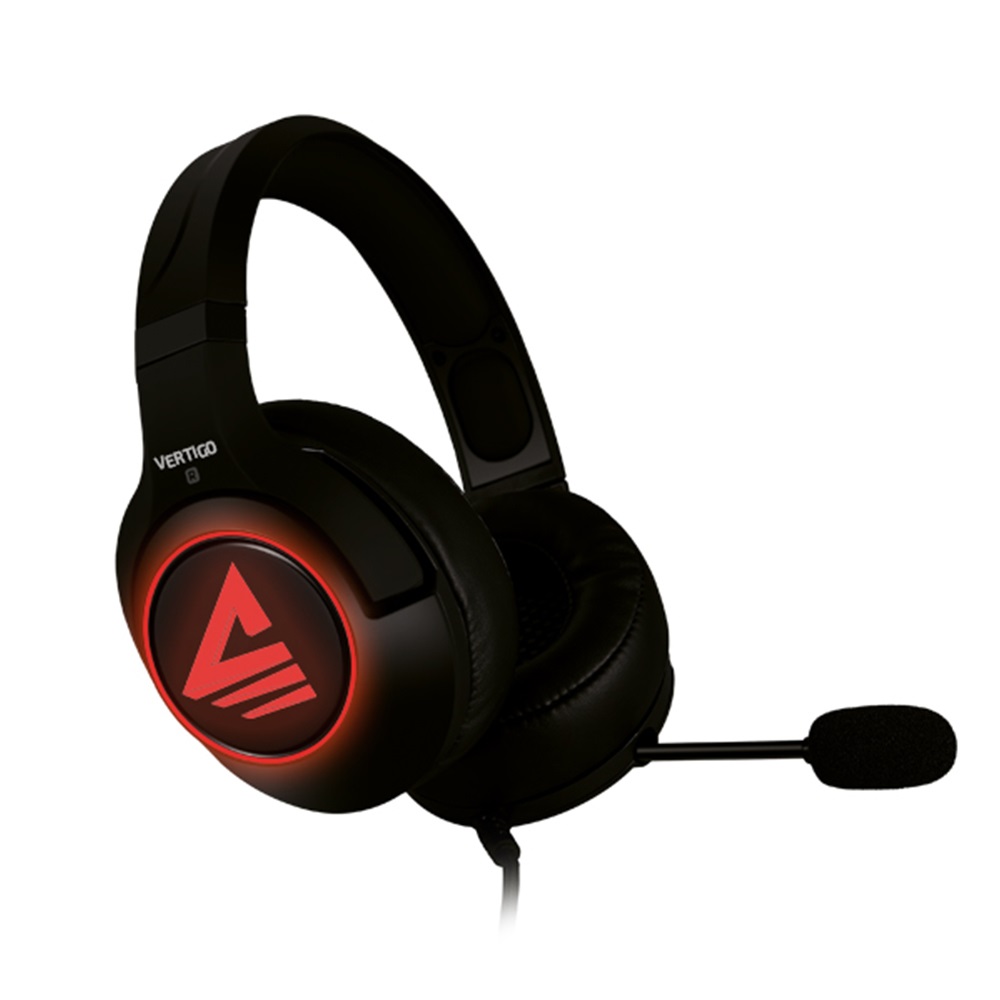 SAVIO VERTIGO Cuffie Gaming Wired 7.1 Surround Nero con Microfono