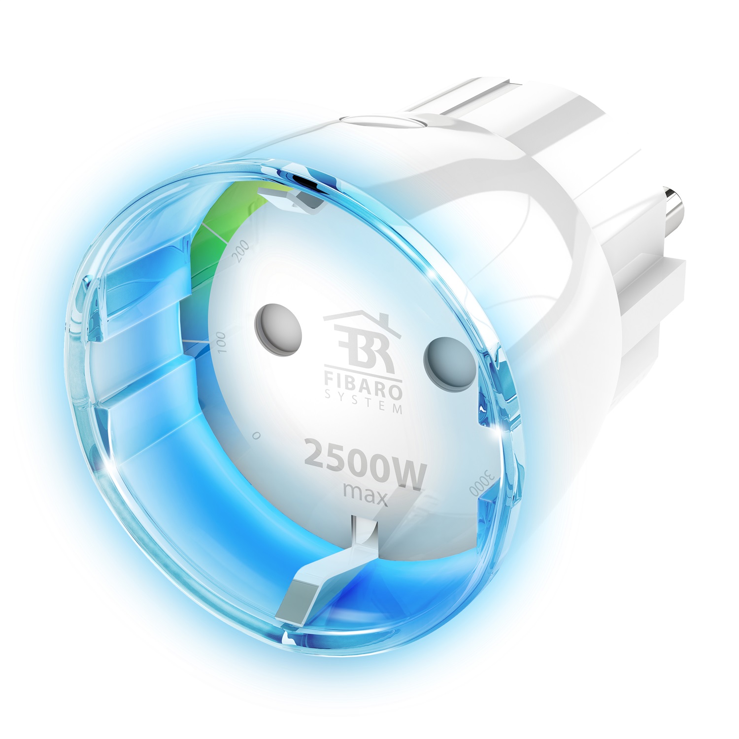 Fibaro FGWPF-102 Z-Wave Plus Presa Intelligente Tipo F - Controllo Remoto 230V