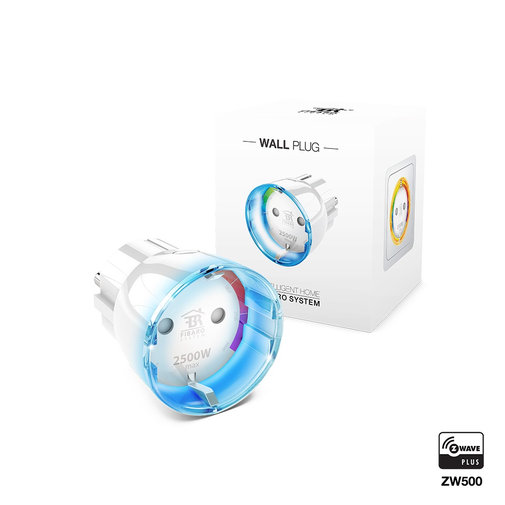 Fibaro FGWPF-102 Z-Wave Plus Presa Intelligente Tipo F - Controllo Remoto 230V