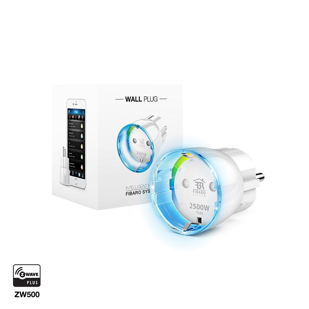 Fibaro FGWPF-102 Z-Wave Plus Presa Intelligente Tipo F - Controllo Remoto 230V