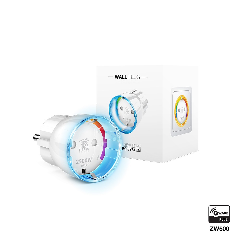 Fibaro FGWPF-102 Z-Wave Plus Presa Intelligente Tipo F - Controllo Remoto 230V