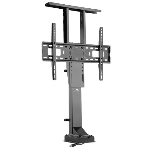 Maclean MC-866 - Supporto TV Elettrico Regolabile in Altezza, per TV da 37 a 65 pollici, Max 50 kg, VESA 600x400, Nero