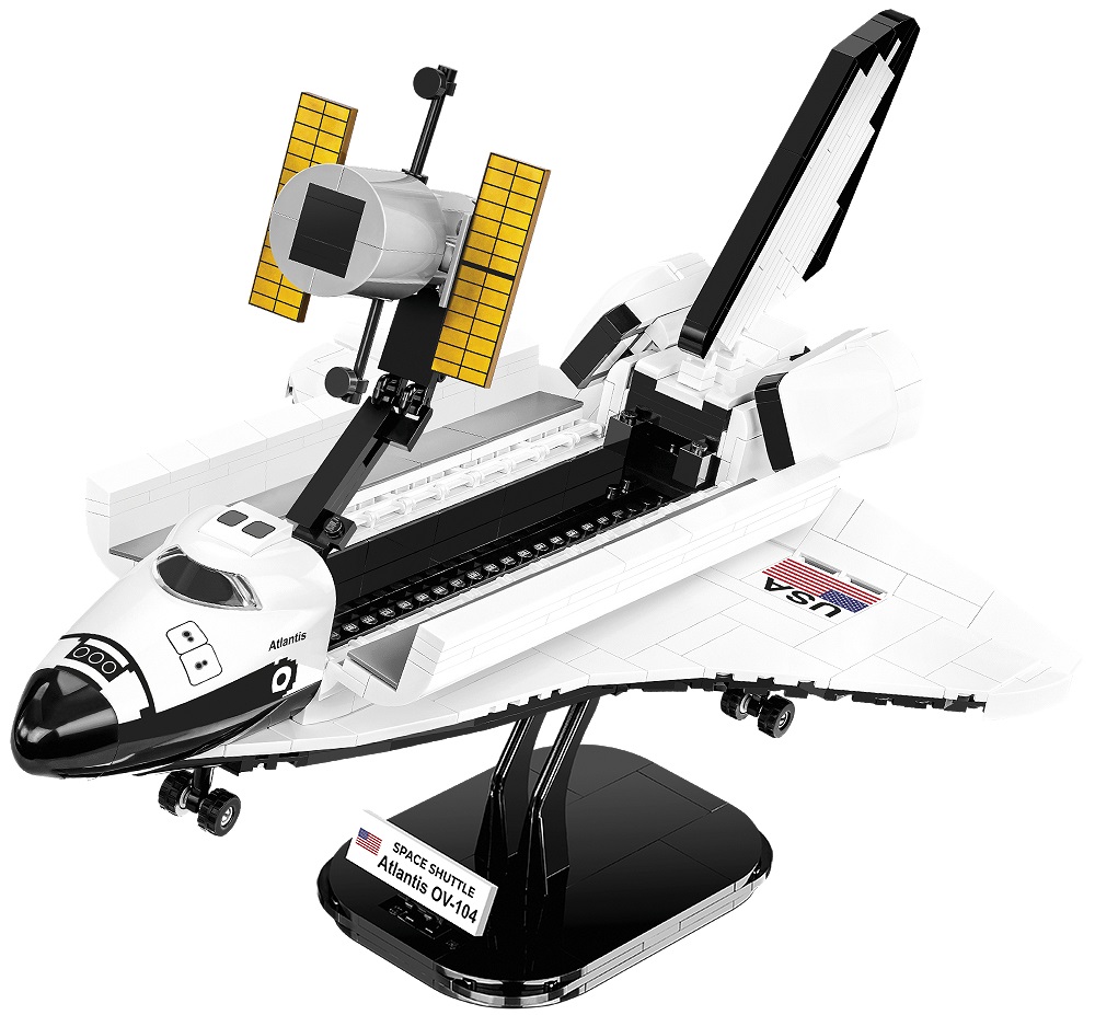 COBI Space Shuttle Atlantis - Modello da collezione di alta qualità con 685 mattoncini, compatibile con altre marche e istruzioni di montaggio illustrate