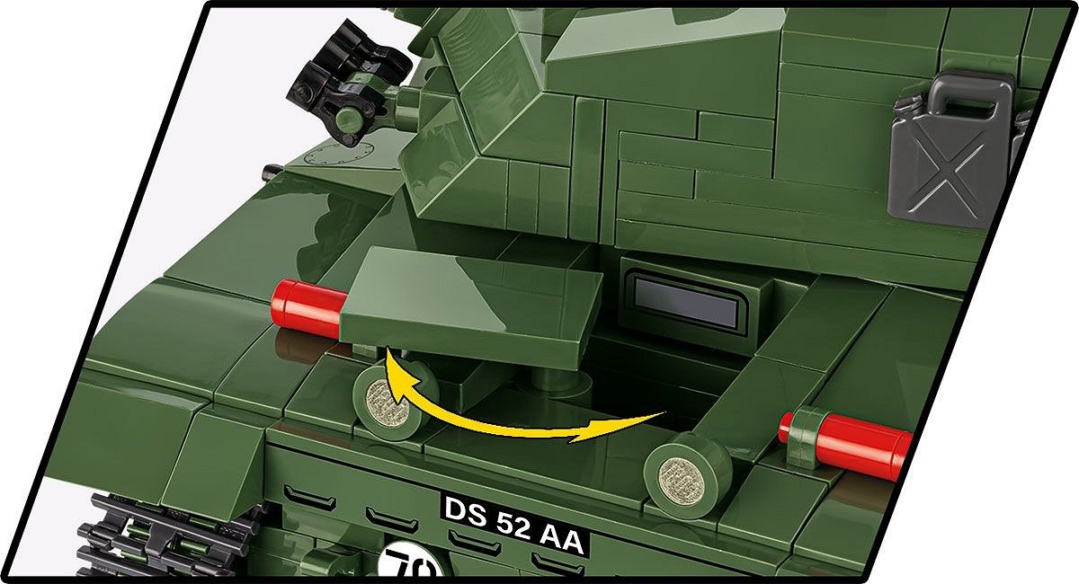 COBI Challenger 2 - Modello 2627, Set di Costruzione in Mattoncini, Gioco Creativo per Tutte le Età