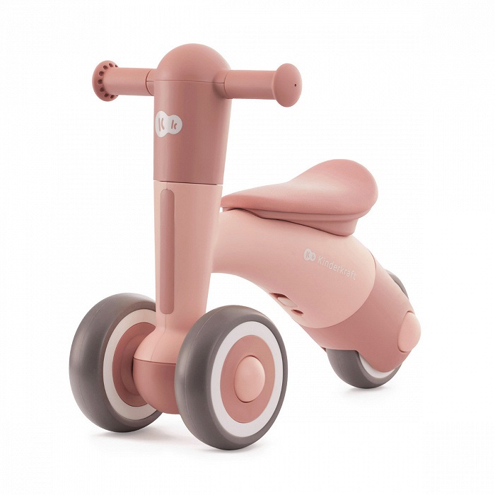 Kinderkraft MINIBI Bici Senza Pedali Multifunzionale per Bambini, Triciclo e Spingibile, Leggero 2,1 kg, Rosa