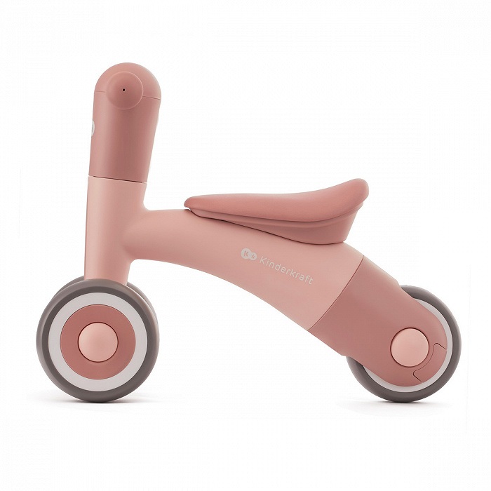 Kinderkraft MINIBI Bici Senza Pedali Multifunzionale per Bambini, Triciclo e Spingibile, Leggero 2,1 kg, Rosa