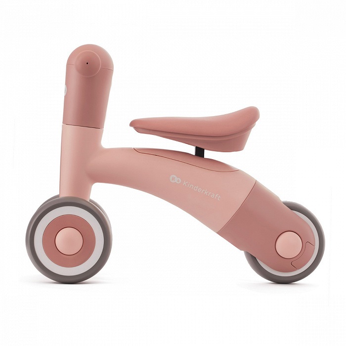 Kinderkraft MINIBI Bici Senza Pedali Multifunzionale per Bambini, Triciclo e Spingibile, Leggero 2,1 kg, Rosa