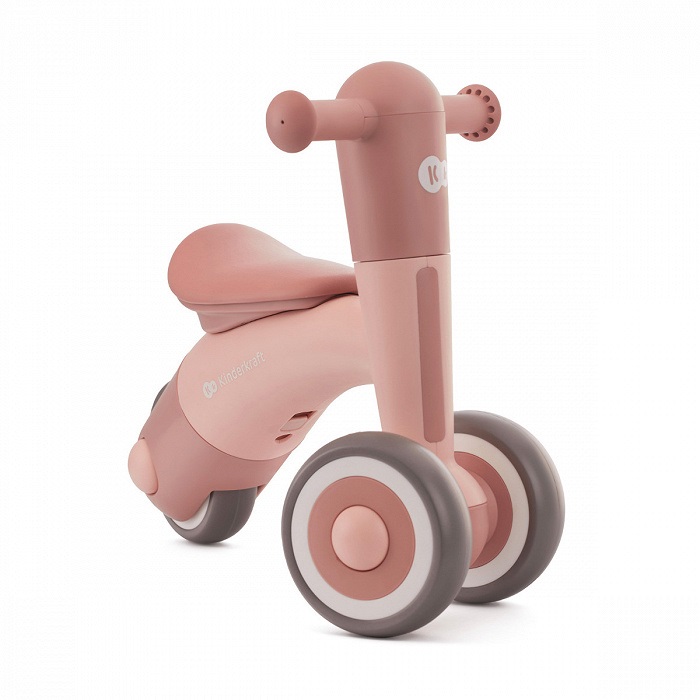 Kinderkraft MINIBI Bici Senza Pedali Multifunzionale per Bambini, Triciclo e Spingibile, Leggero 2,1 kg, Rosa