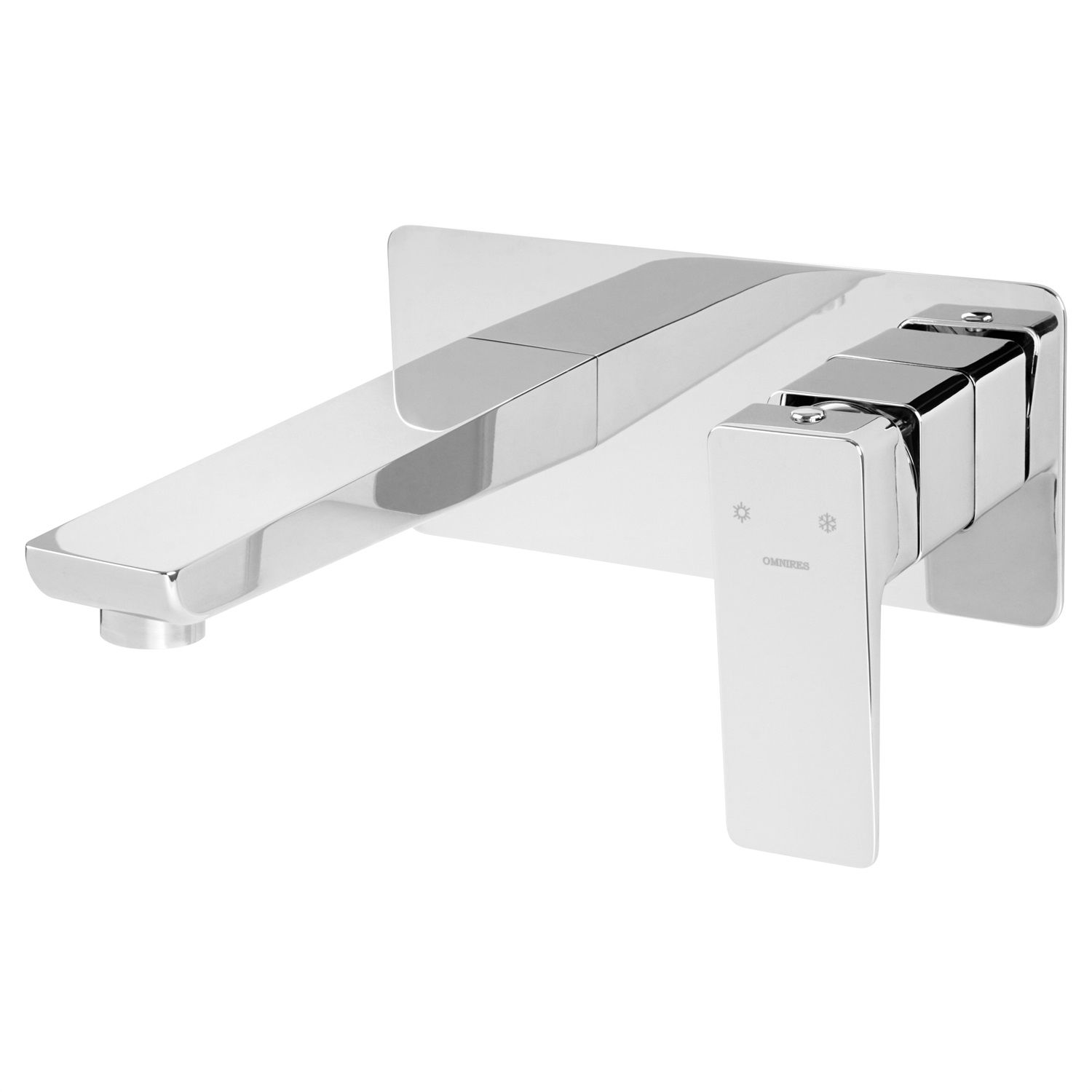 OMNIRES PARMA Rubinetto Lavabo Cromo PM7415CR - Getto Comfort, Risparmio Acqua, Design Elegante