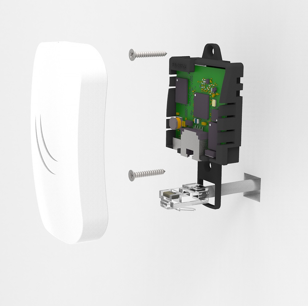 Mikrotik cAP lite Punto Accesso WLAN 54 Mbit/s Bianco con Supporto Power over Ethernet (PoE)