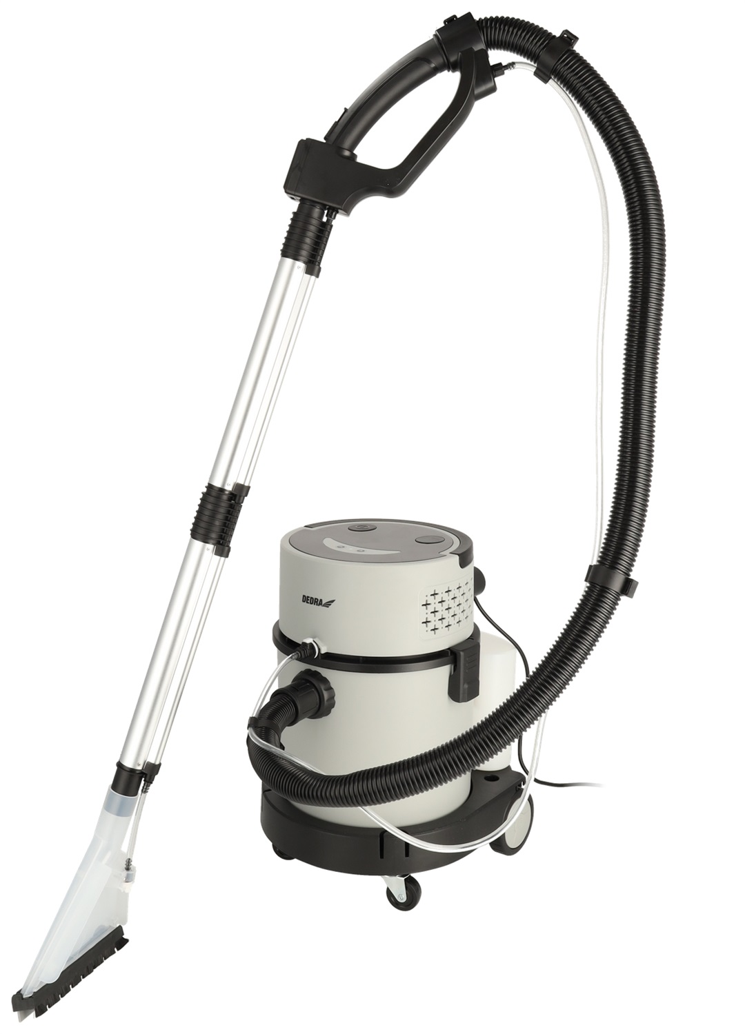 Dedra Aspirapolvere 2 in 1 1200 W con Contenitore da 20 l, Sistema a Spruzzo e Polvere Telecomandato