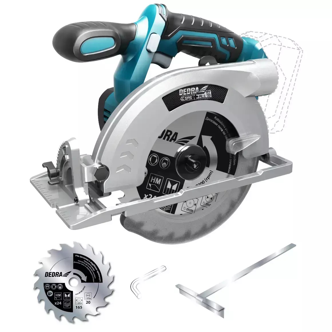 DEDRA DED7064 sega circolare portatile