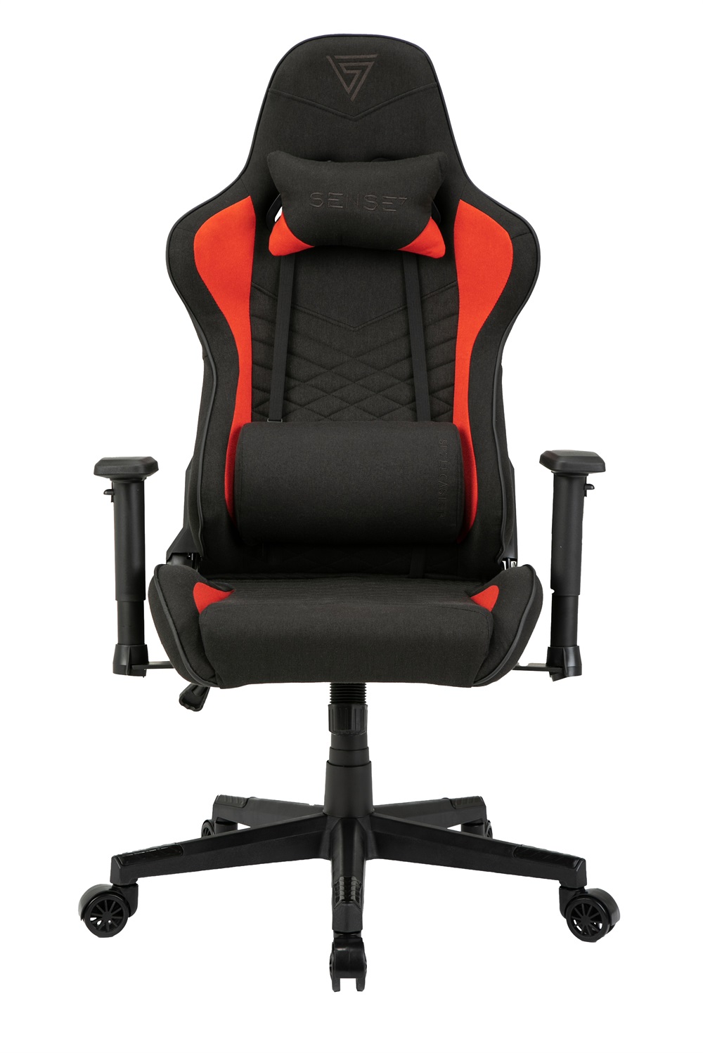 SENSE7 Poltrona da gioco Spellcaster Ergonomica con Cuscini Lombari Regolabili e Inclinazione, Sedia da Ufficio in Similpelle fino a 150kg