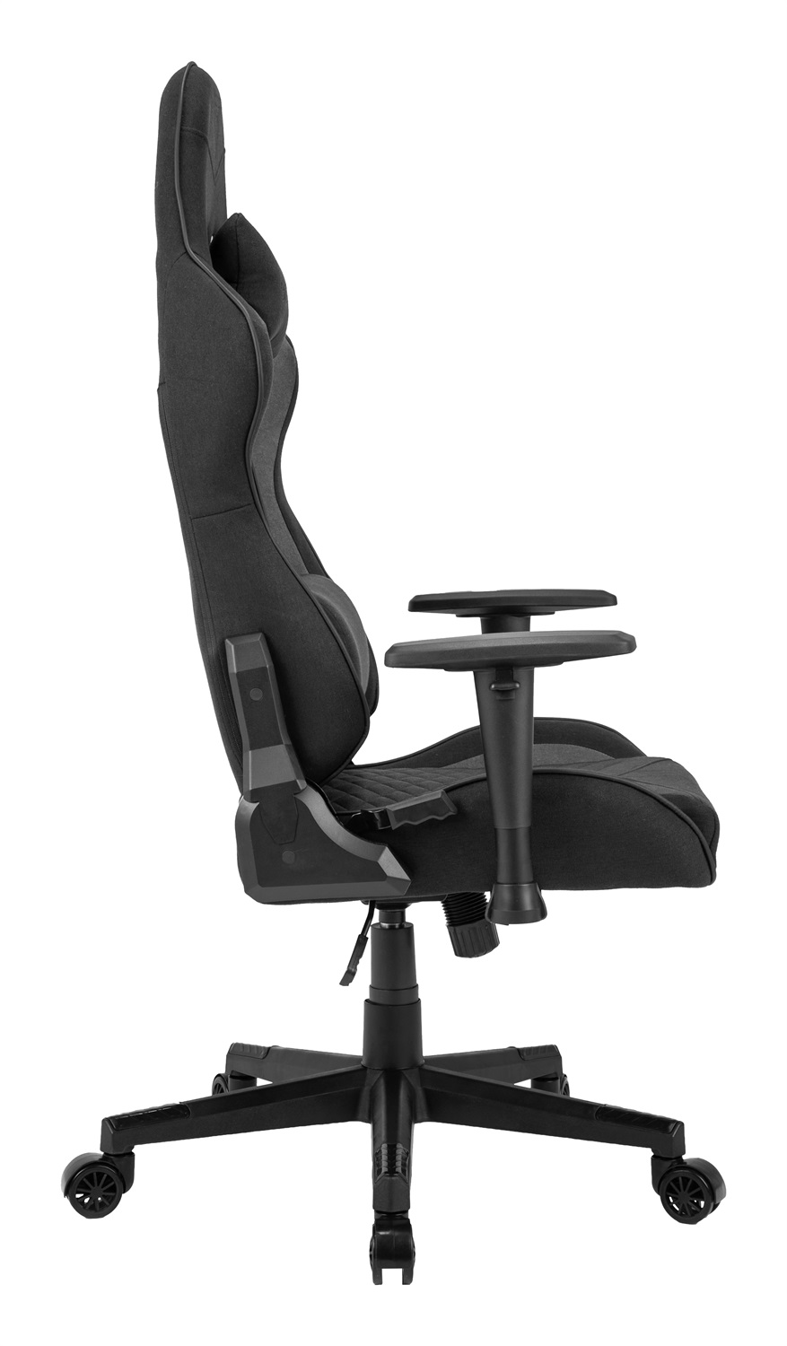 SENSE7 Sedia da Gaming Spellcaster Ergonomica in Tessuto Nero-Grigio con Braccioli 2D e Reclinazione Fino a 160°