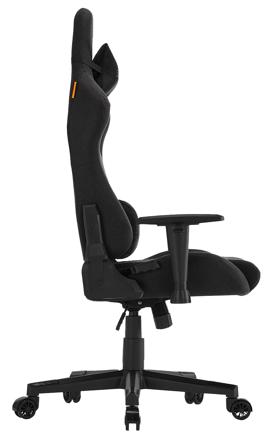 SENSE7 Poltrona da gioco Spellcaster Edizione Senshi - Ergonomica, con cuscini lombari e inclinazione regolabile, portata 150kg, tessuto nero