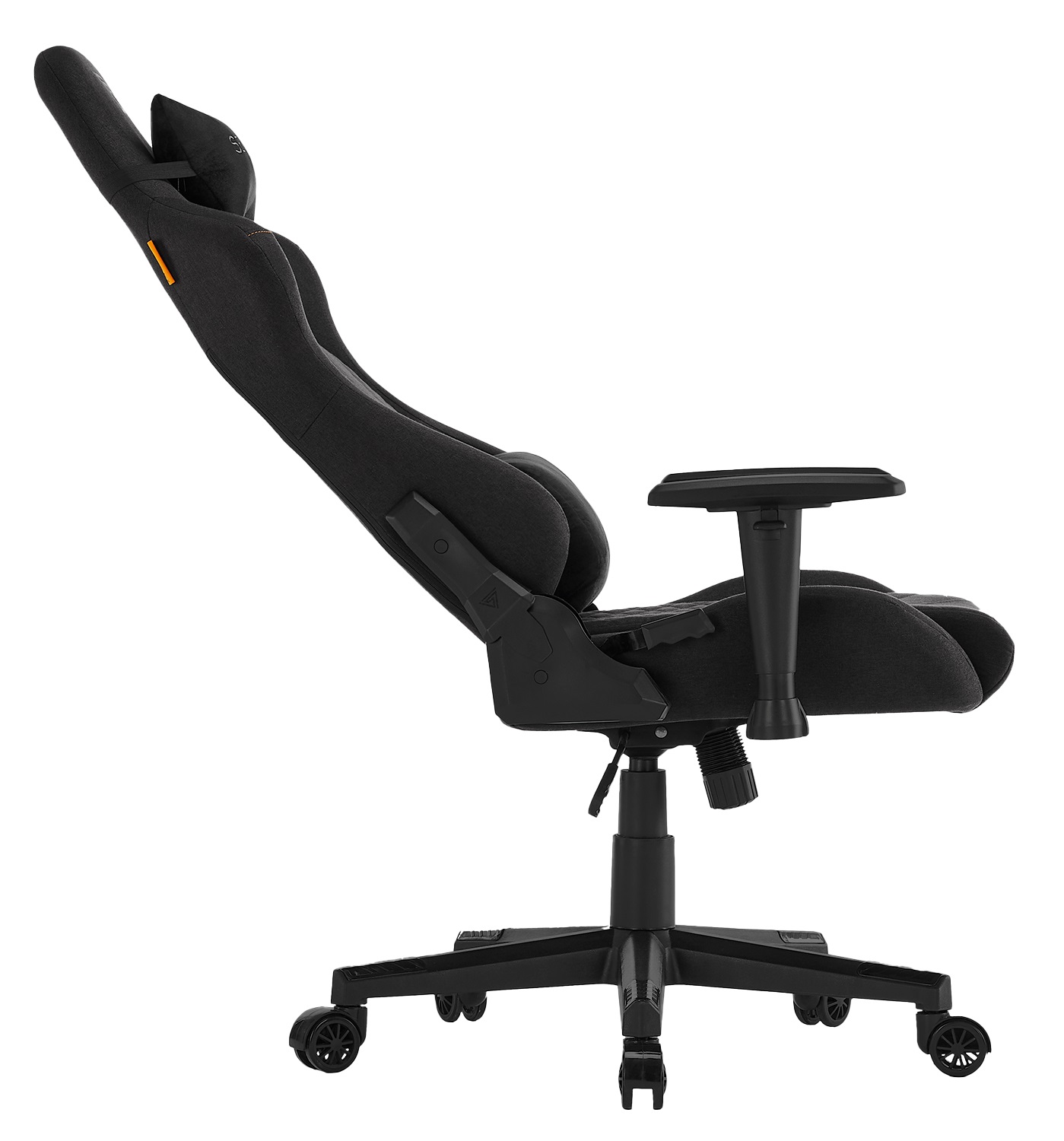SENSE7 Poltrona da gioco Spellcaster Edizione Senshi - Ergonomica, con cuscini lombari e inclinazione regolabile, portata 150kg, tessuto nero