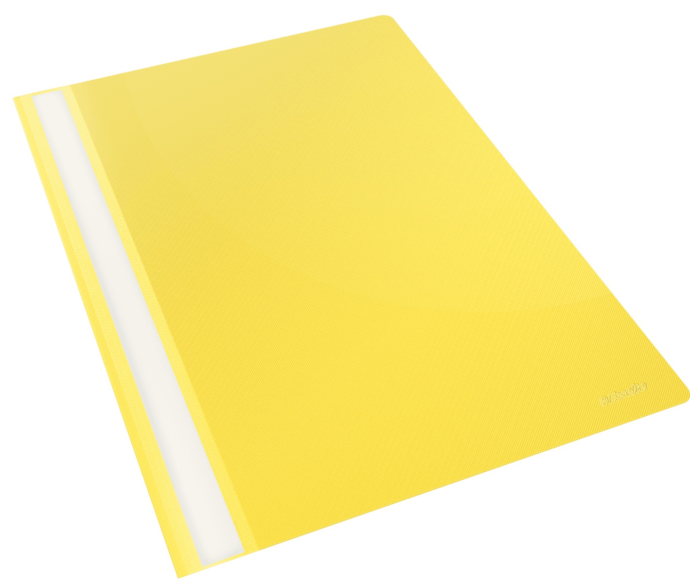 ESSELTE VIVIDA Report File - Cartellina in Polipropilene Giallo A4 con Fermafogli, Capacità fino a 160 Fogli, Conf. 25 Pezzi