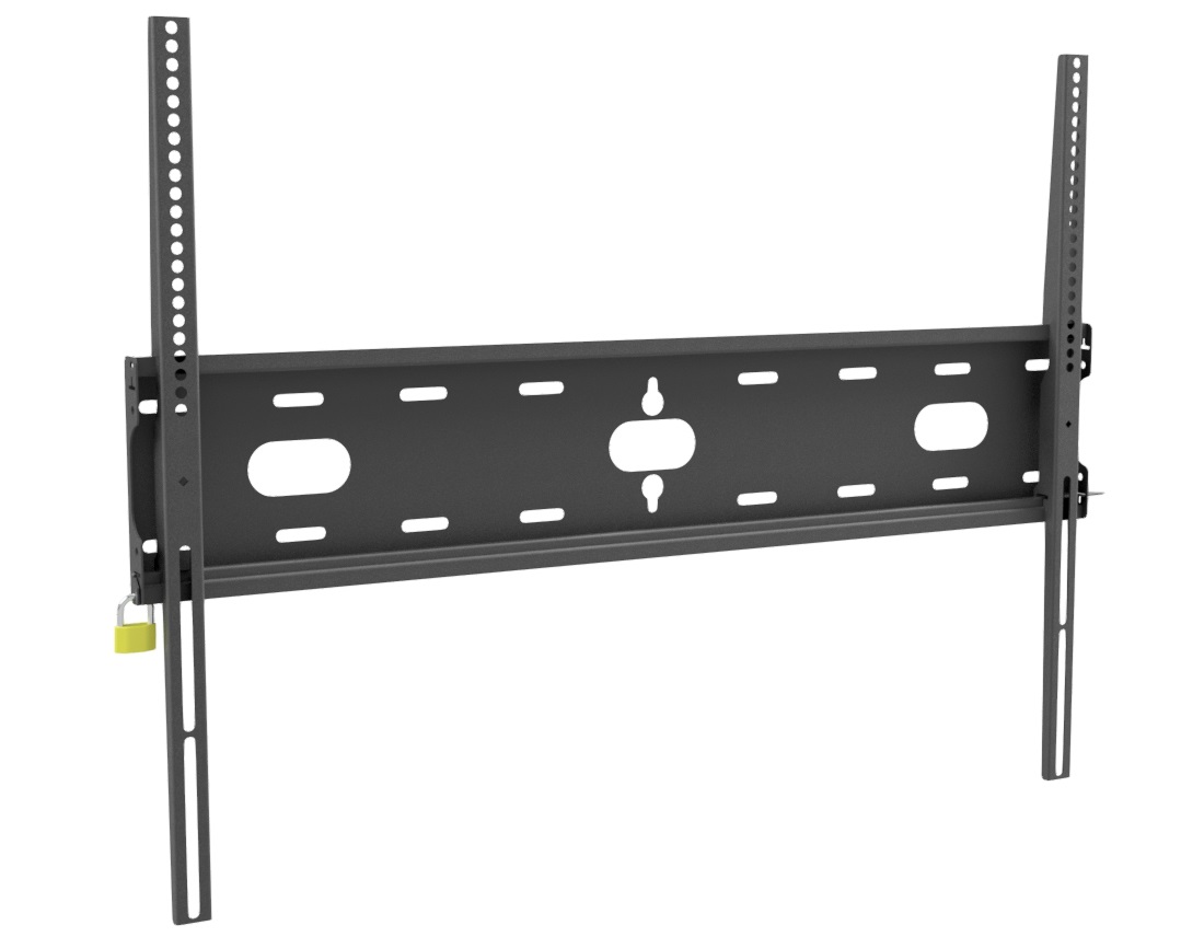 iiyama MD-WM8060 Supporto da Parete per TV, VESA 100x100mm - 800x600mm, Capacità di Carico 125kg, Colore Nero