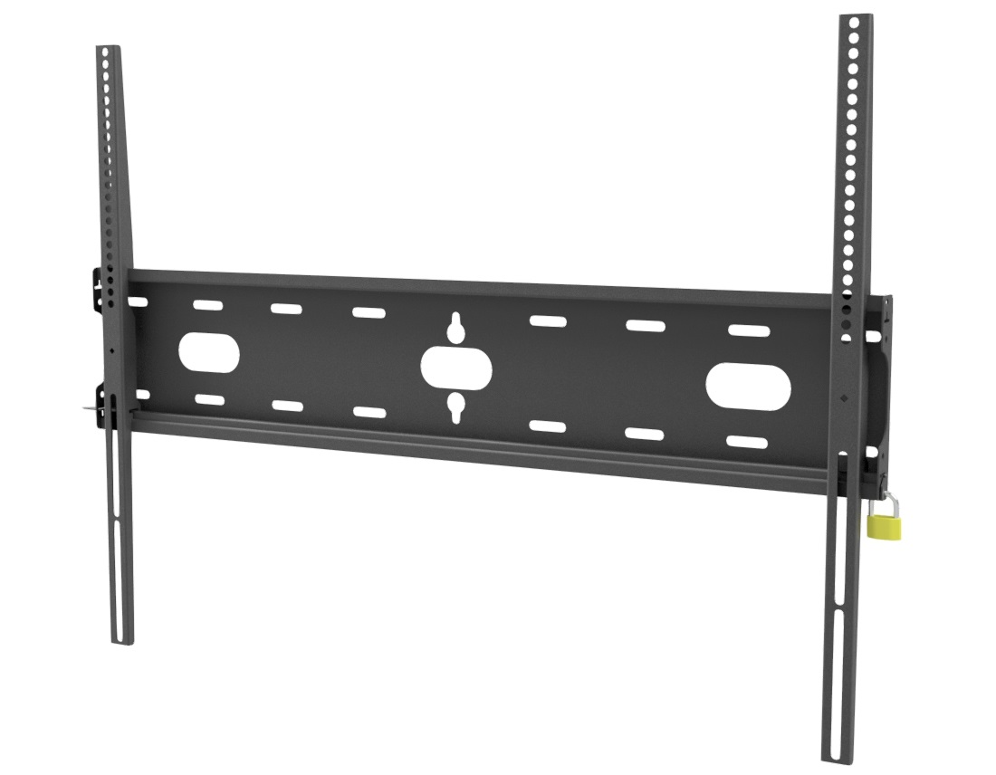 iiyama MD-WM8060 Supporto da Parete per TV, VESA 100x100mm - 800x600mm, Capacità di Carico 125kg, Colore Nero