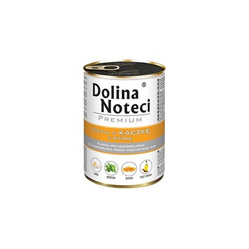 Dolina Noteci Premium Cibo Umido per Cani Adulto con Anatra e Zucca - 400 g
