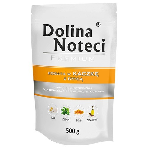 Dolina Noteci Premium Cibo Umido per Cani Adulto con Anatra e Zucca 500 g