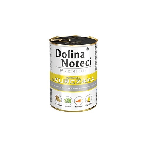 Dolina Noteci Premium Cibo Umido per Cani Adulto Ricco di Pollo 400 g