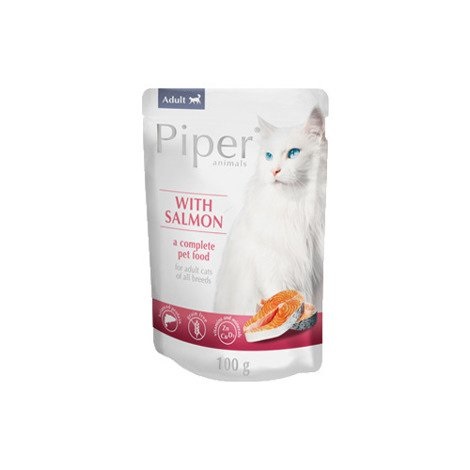 Dolina Noteci Piper cibo umido per gatti con salmone 100 g - Alimento completo e bilanciato