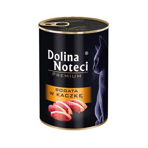 Dolina Noteci Premium Cibo Umido per Gatti Adulto con Anatra e Pollo - 400 g