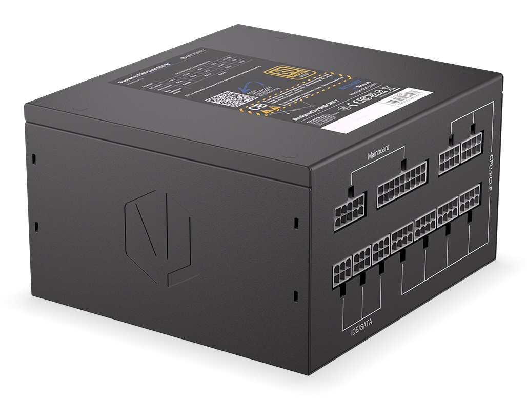 ENDORFY Supremo FM5 Gold Alimentatore 650 W 80 Plus Gold, Completamente Modulare, Ventola Fluctus 120 mm, 18 10 pin ATX, Nero