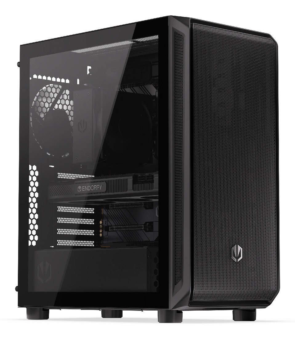 Endorfy Arx 500 Core Case Midi-Tower ATX Nero con Raffreddamento Efficace