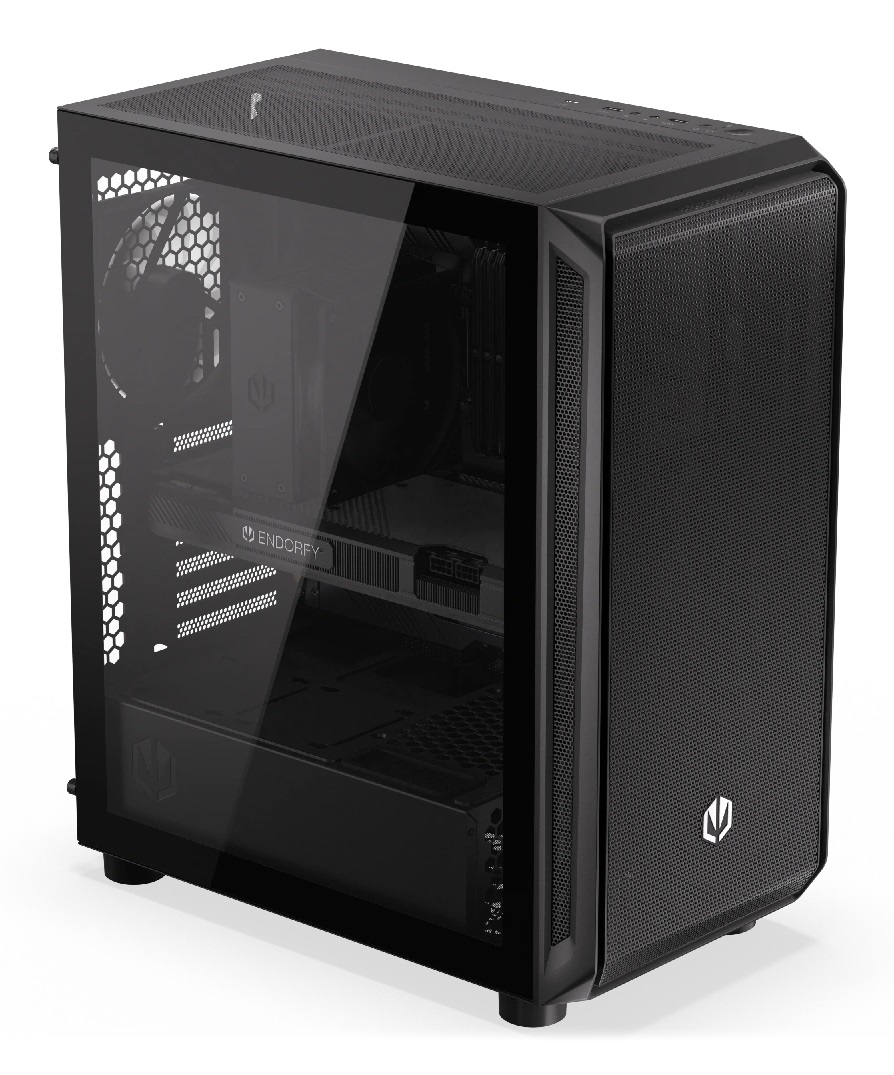 Endorfy Arx 500 Core Case Midi-Tower ATX Nero con Raffreddamento Efficace