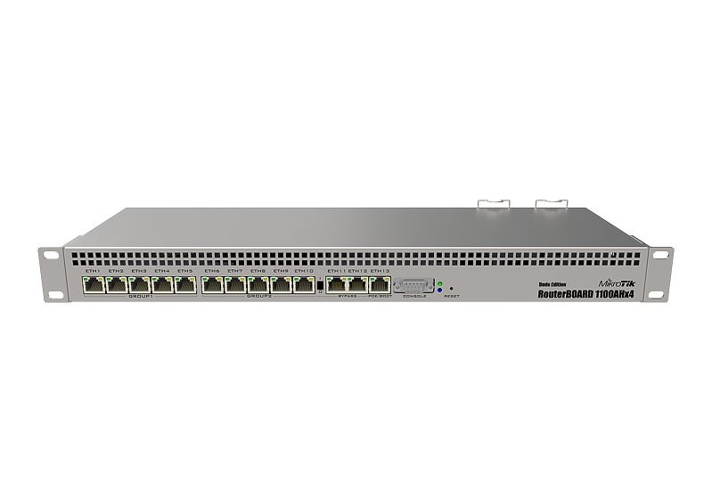 MikroTik RB1100AHx4 Router Cabalato Gigabit Ethernet in Alluminio
