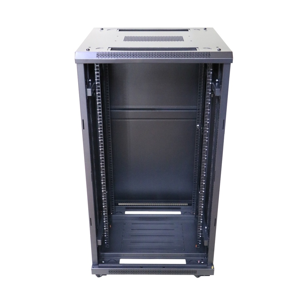 Extralink Rack Indipendente 22U 600x600 mm Nero per Montaggio su Rack in Piedi
