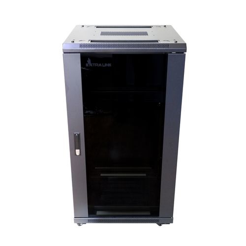 Extralink Rack Indipendente 22U 600x600 mm Nero per Montaggio su Rack in Piedi