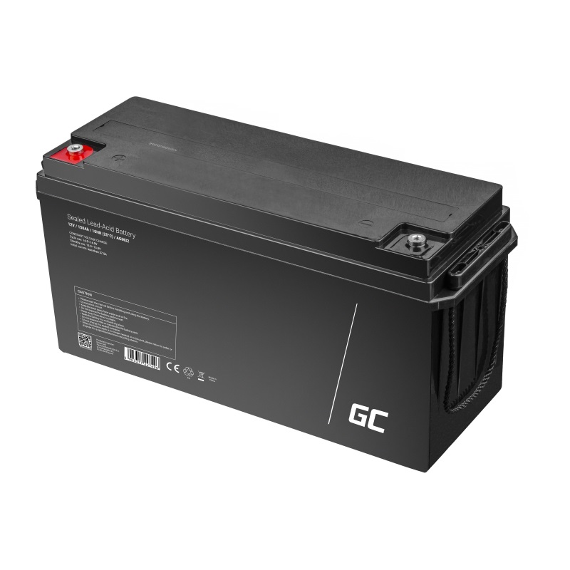 Green Cell Batteria AGM 12V 150Ah VRLA senza manutenzione per camper e fotovoltaico