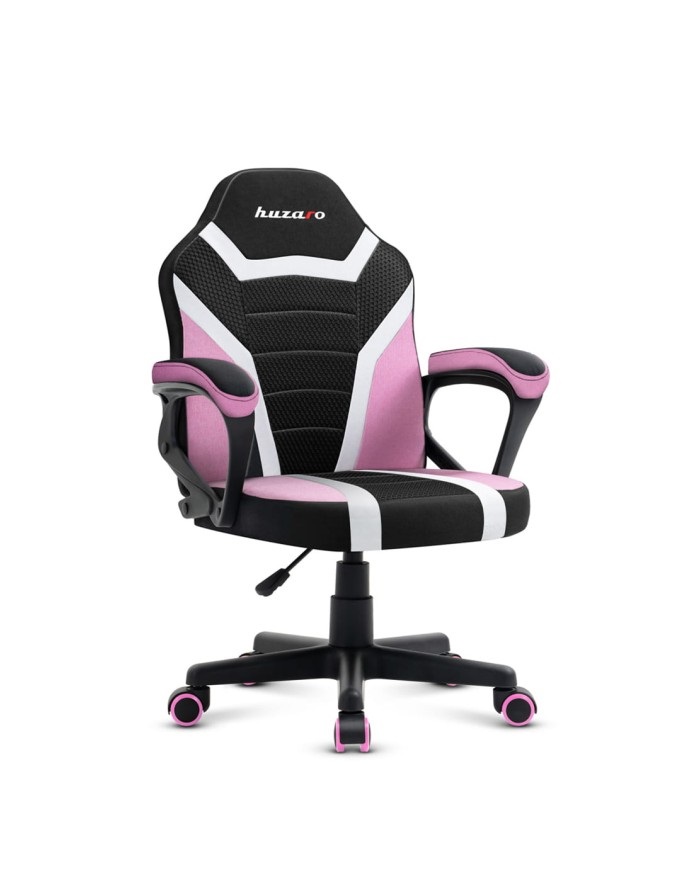 Huzaro HZ-Ranger 1.0 PINK MESH - Sedia da gioco ergonomica per bambini in rete Rosa/Nero