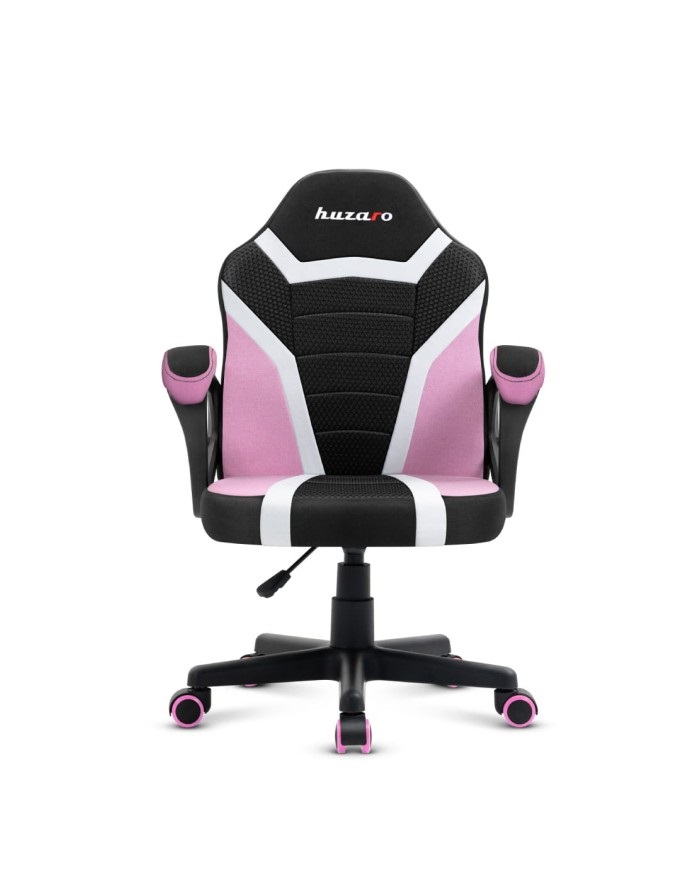 Huzaro HZ-Ranger 1.0 PINK MESH - Sedia da gioco ergonomica per bambini in rete Rosa/Nero