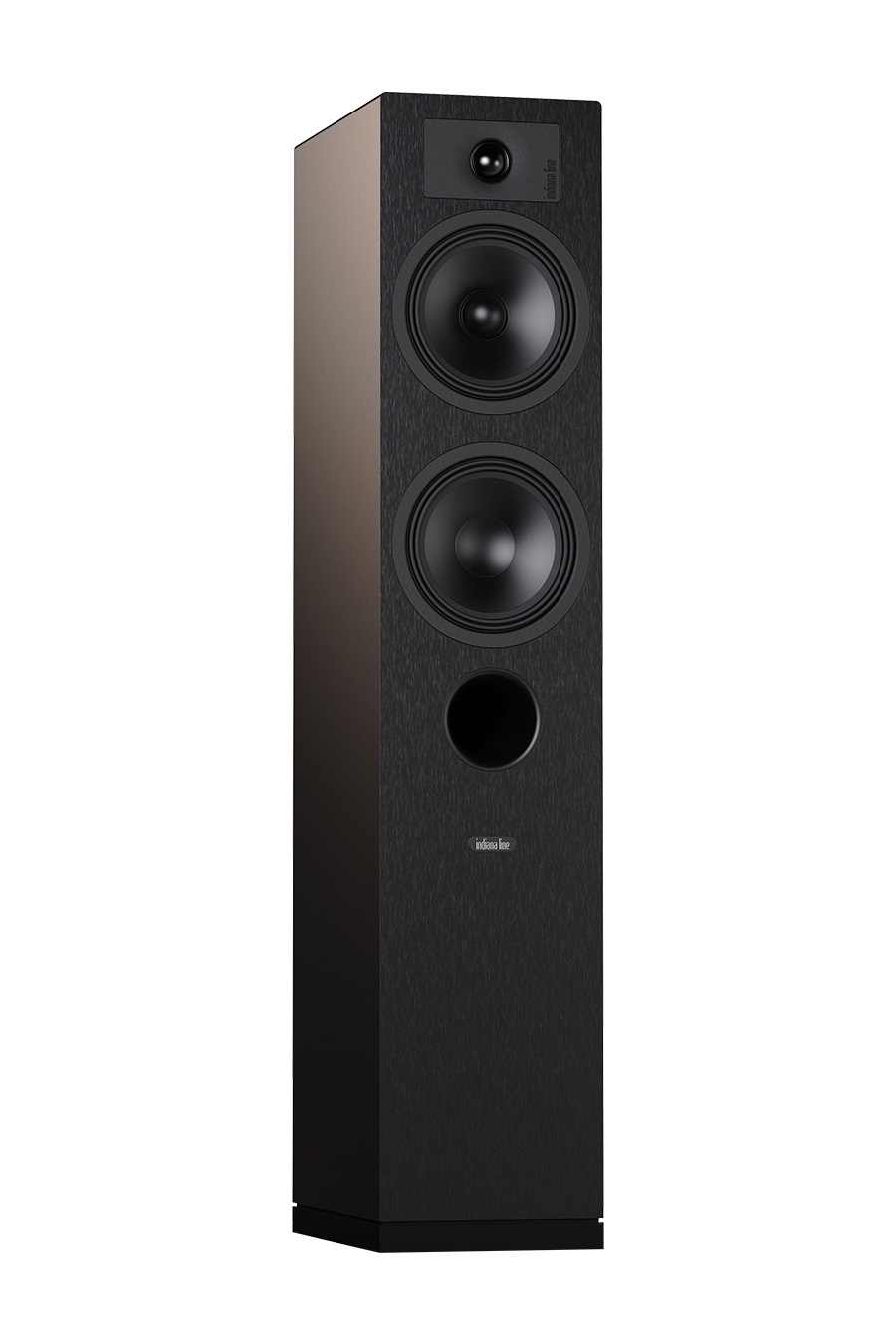 Indiana Line Tesi 5 - Coppia di Diffusori da Pavimento 3 Vie, Potenza 30-150W, Design Bass Reflex, Colore Nero