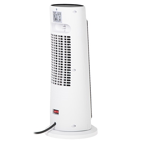 ADLER AD-7738 Termoventilatore Vetroceramico Compatto con 2 Livelli di Potenza e Termostato Regolabile