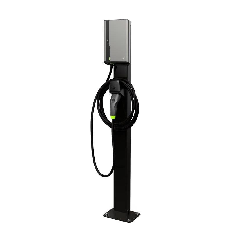 Green Cell Habu Post - Palo di fissaggio per stazione di ricarica Wallbox HabuDen per veicoli elettrici